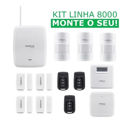 Kit Alarme AMT 8000 sem fio – MG Soluções